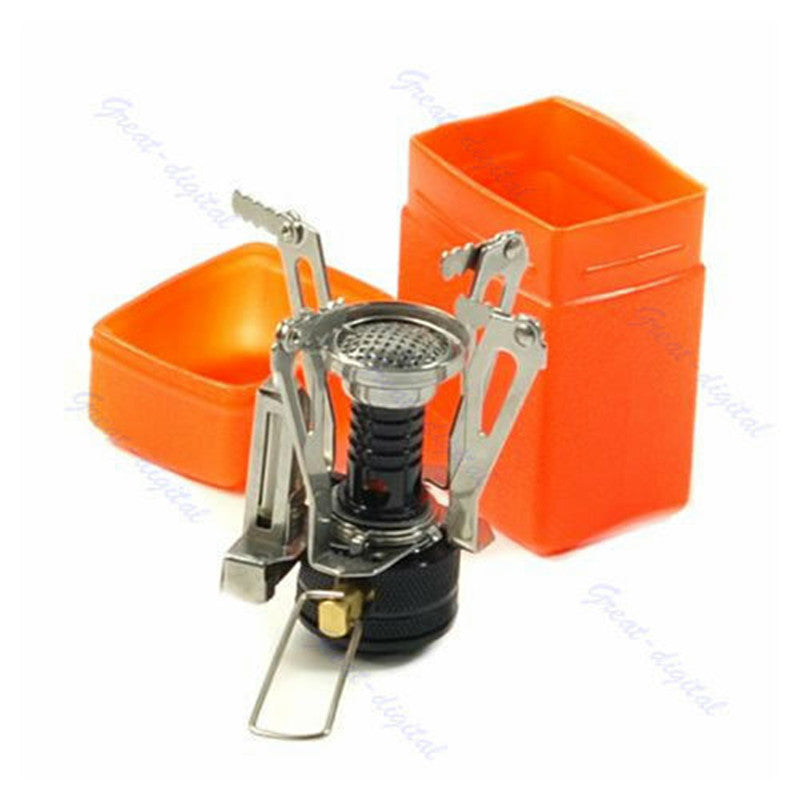 Hot Sale Portable Outdoor Picnic Foldable Gas Quemador Camping Mini Ultralight Steel Stoves Burners Outdoor Equipments EDC Tools